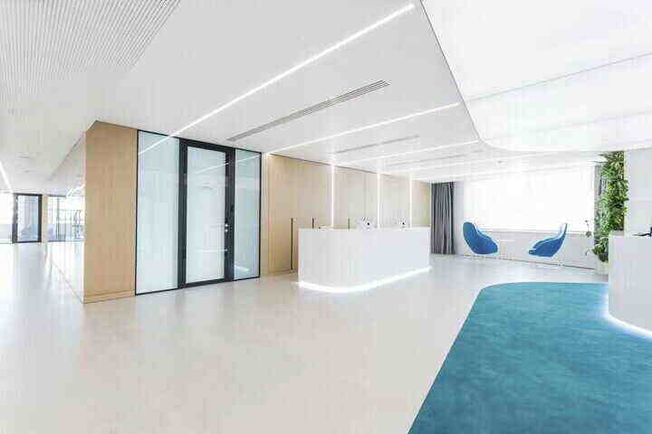 公司办公室前厅效果图