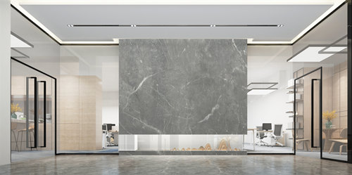 经典写字楼大堂设计效果图